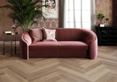 Кварцвиниловый Rigid / Риджид ламинат Invictus Maximus Click Herringbone / Максимус Клик Хэринбоун Pure Divine Oak - Champagne / Дуб Пьюр Дивайн - Шампайн